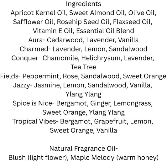 Body and Massage Oil