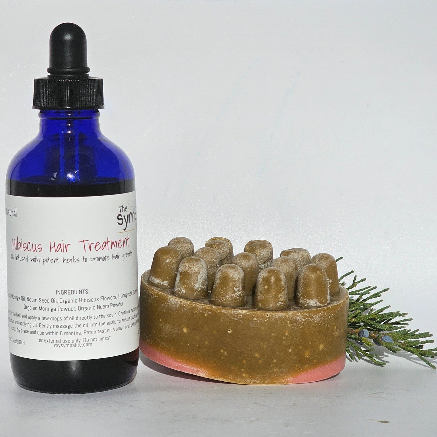 Hibiscus Moringa Shampoo Bar Soap